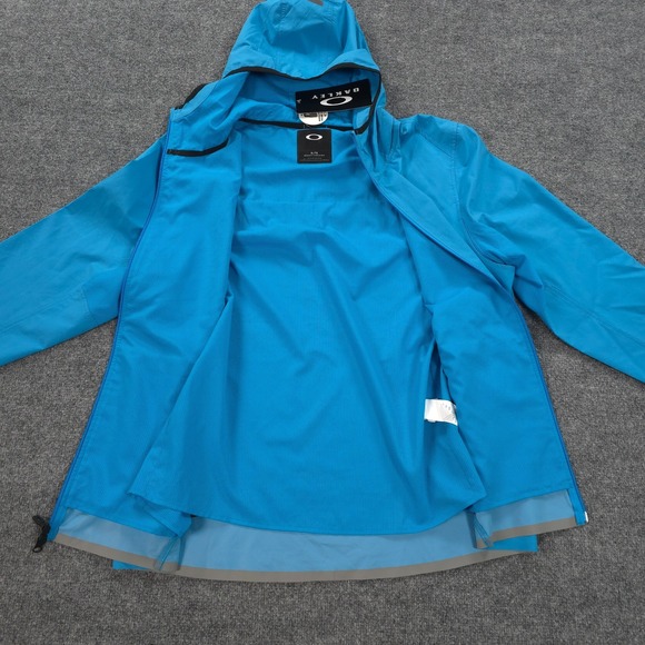 Oakley‎ Jacket Mens Extra Large Atomic Blue Rotation Performance Sports Run Gym - Picture 6 of 16